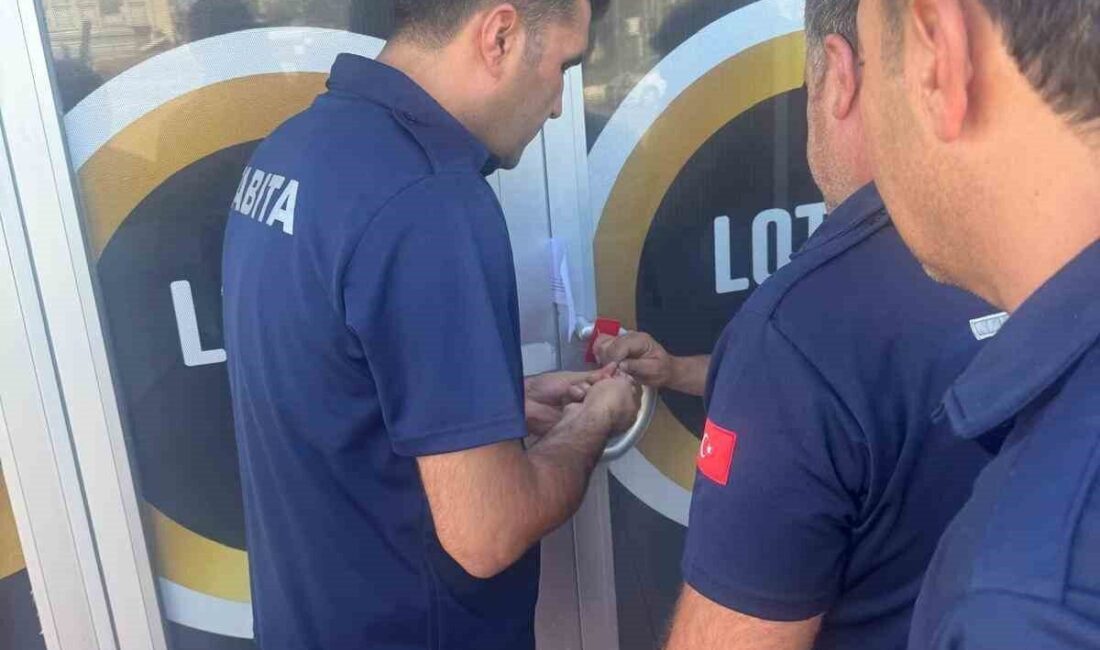 Adıyaman’ın Kahta ilçe Belediyesi Zabıta Müdürlüğü ekipleri, ruhsatsız faaliyet gösteren