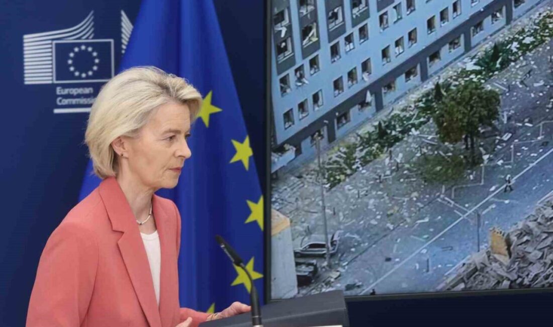 Avrupa Komisyonu Başkanı Ursula von der Leyen, Rus ordusunun Ukrayna’nın