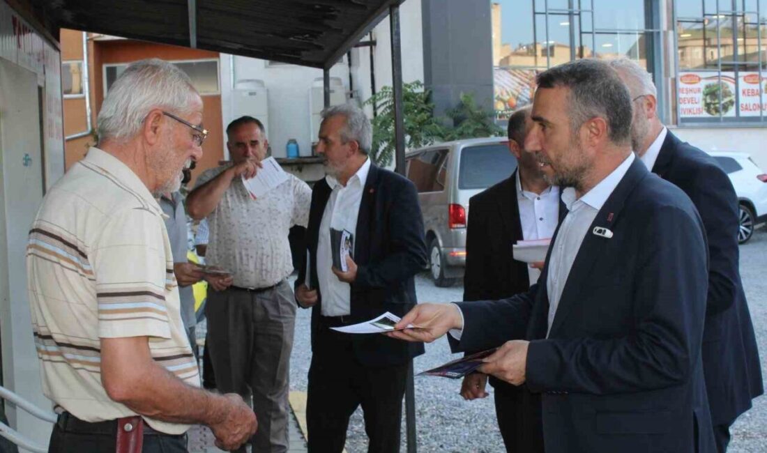 Saadet Partisi Kayseri İl Başkanı Erdal Altun ve beraberindeki heyet