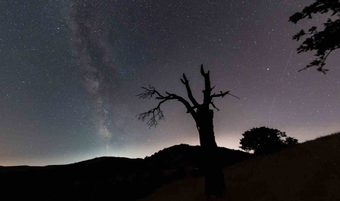 Sağlık çalışanı Mücahit Çelik, Perseid meteor yağmurunu 4 bin yıllık