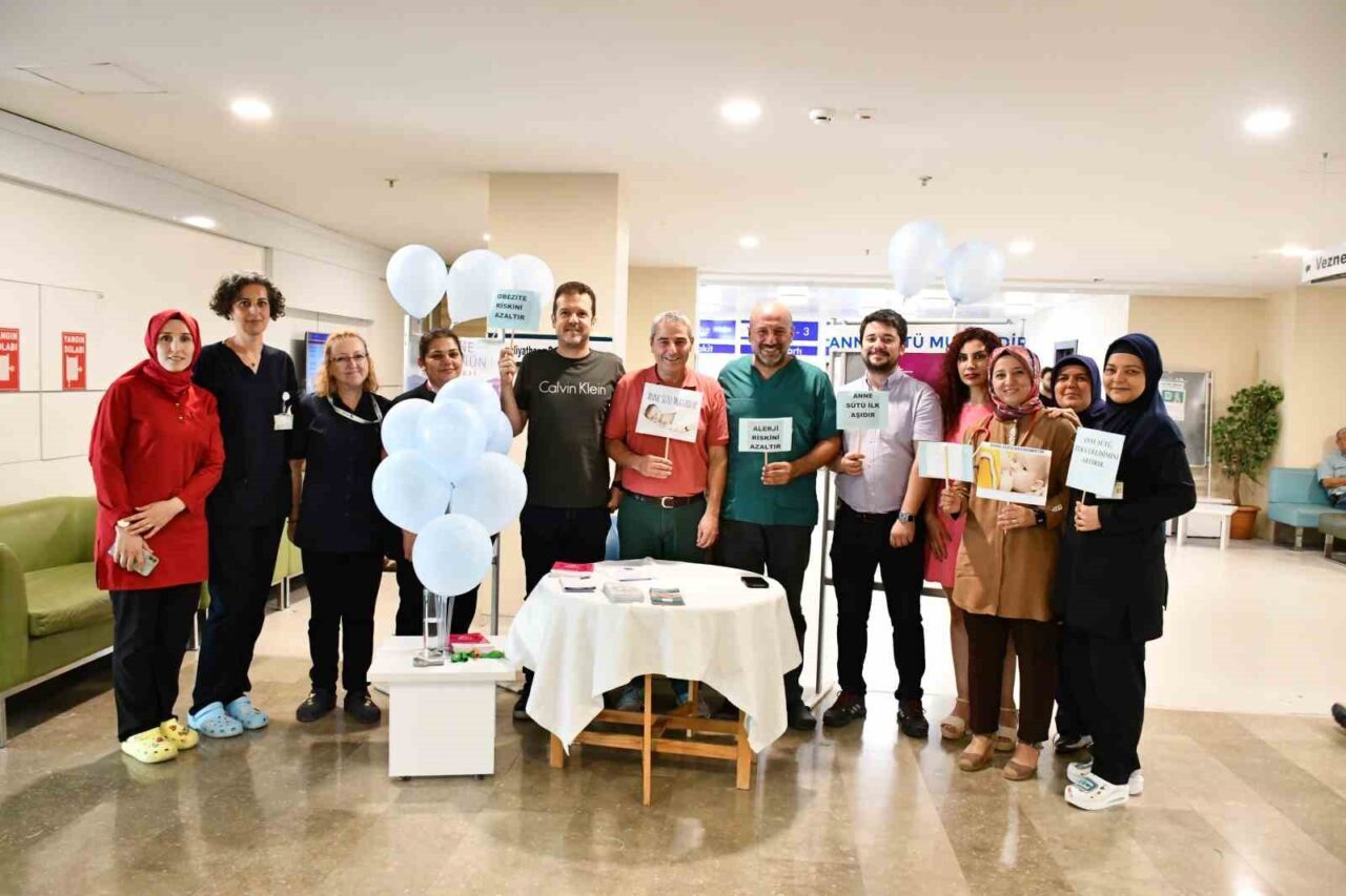 Düzce Üniversitesi Tıp Fakültesi Hastanesi’nde Dünya Emzirme Haftası dolayısıyla farkındalık