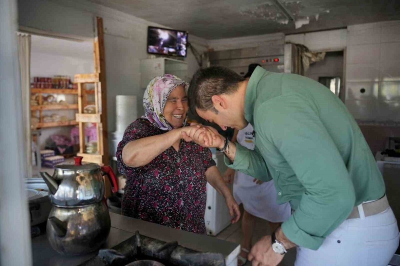 Bodrum Belediye Başkanı Tamer Mandalinci, kent genelinde sürdürdüğü saha ziyaretlerine