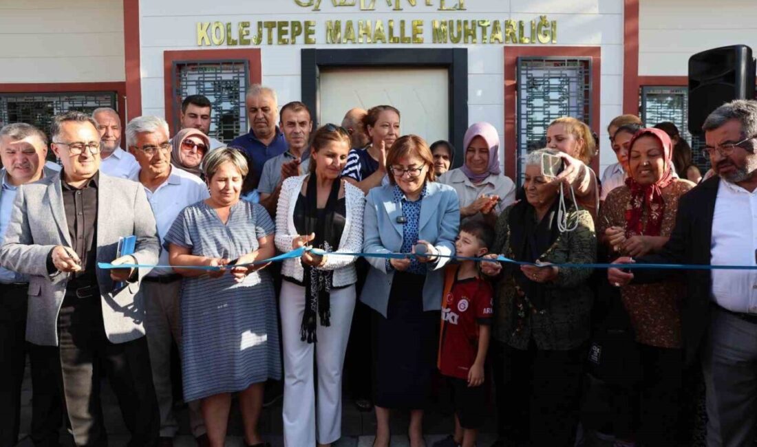 Gaziantep Büyükşehir Belediye Başkanı Fatma Şahin, Üçoklar ve Kolejtepe mahallelerinde