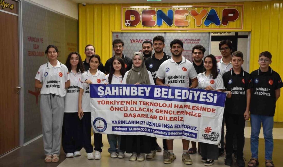 Gaziantep’te Şahinbey Belediyesi’nin desteklediği 12 takım, TEKNOFEST 2025 finallerine katılmaya