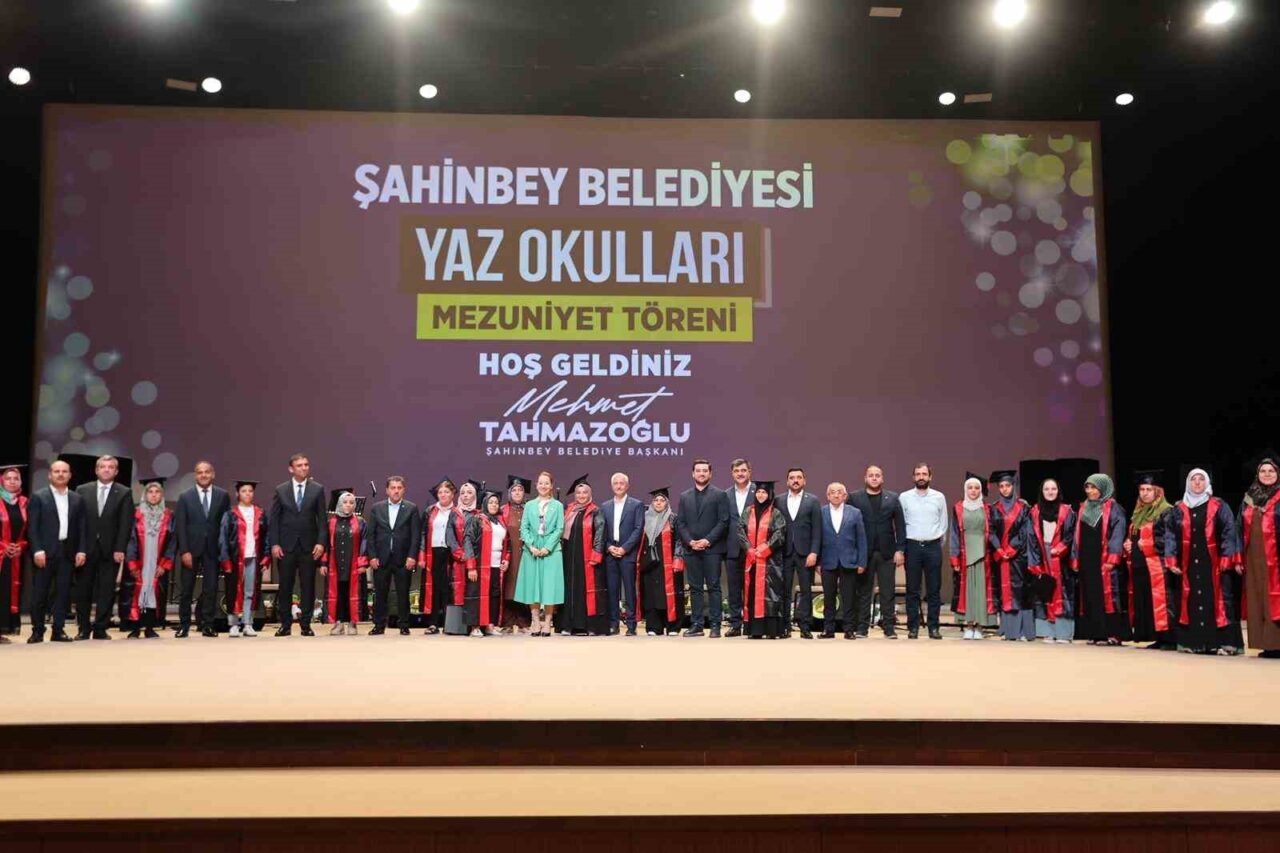 Gaziantep Şahinbey Belediyesi bünyesinde düzenlenen yaz okulu mezuniyet töreni, Şahinbey
