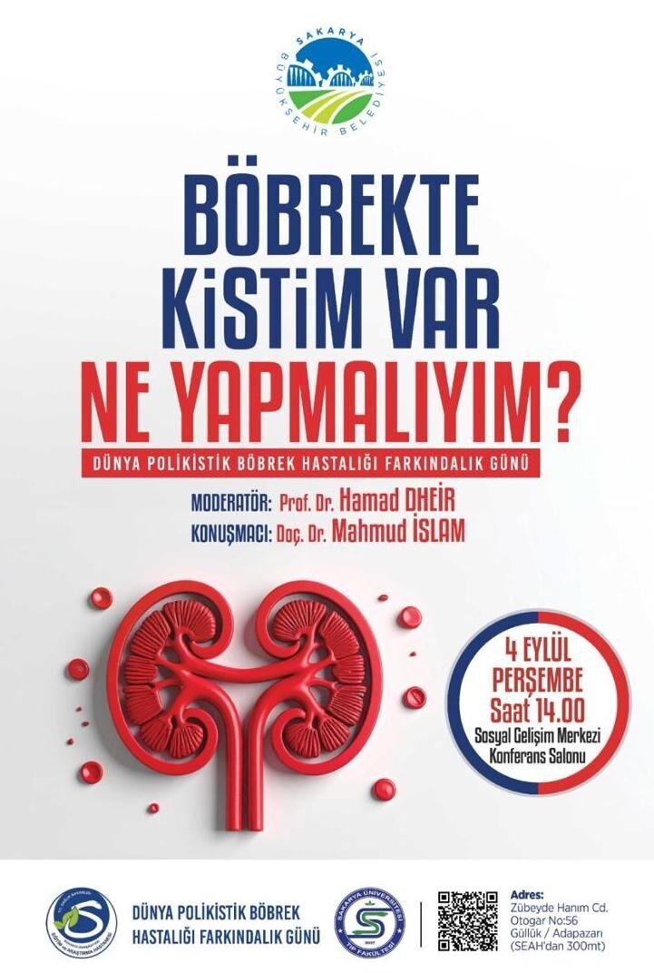 Sakarya Büyükşehir Belediyesi ve Sakarya Üniversitesi Tıp Fakültesi iş birliğiyle,