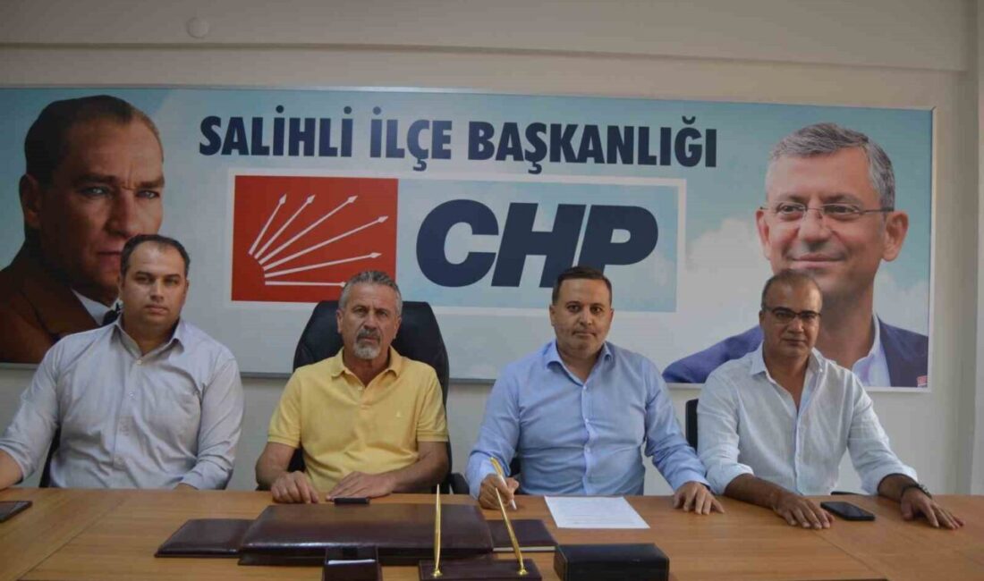 Manisa’nın Salihli ilçesinde Cumhuriyet Halk Partisi (CHP) Salihli İlçe Başkanı