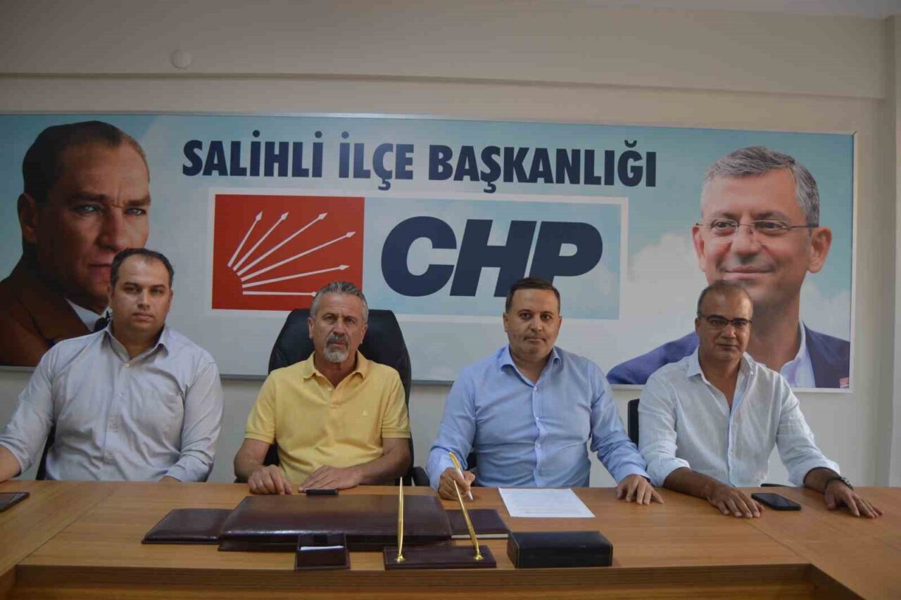 Manisa’nın Salihli ilçesinde Cumhuriyet Halk Partisi (CHP) Salihli İlçe Başkanı