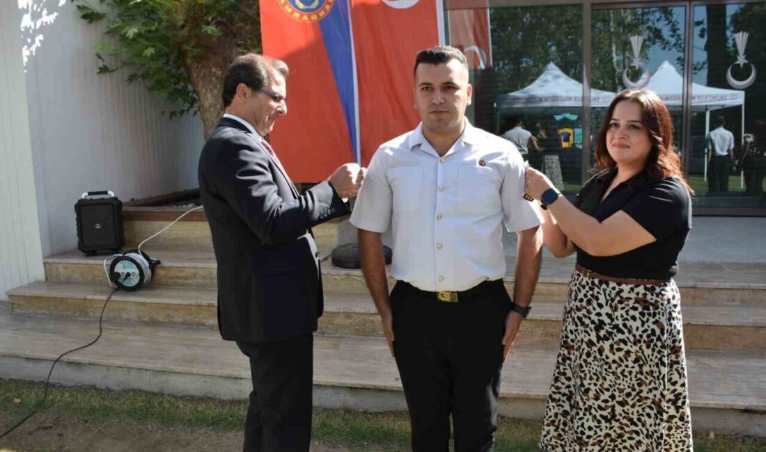 Manisa’nın Salihli İlçe Jandarma Komutanlığı’nda düzenlenen törende, bir üst rütbeye