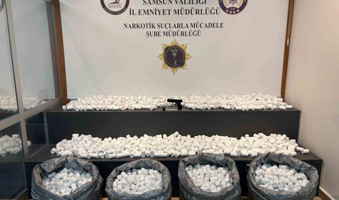 Samsun’da polis, dijital izleme yoluyla yürüttüğü operasyonda büyük bir sentetik