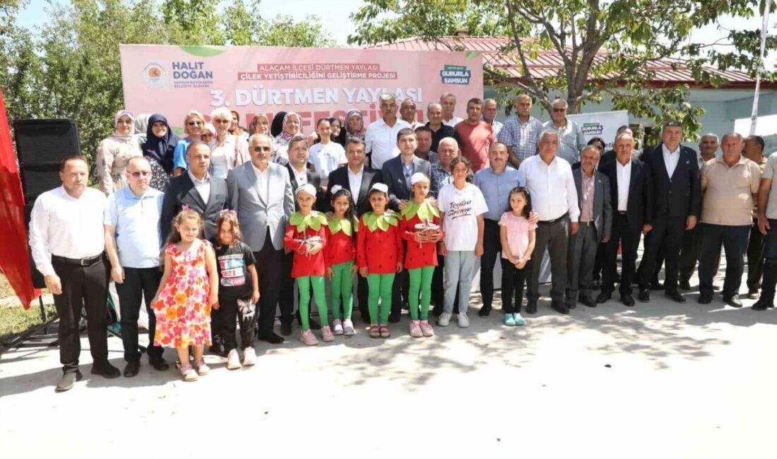 Samsun Büyükşehir Belediyesi, Alaçam ilçesi Vicikler Mahallesi’nde düzenlenen “3. Dürtmen