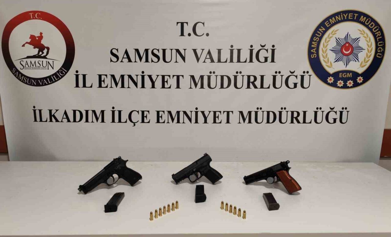 Samsun’da düğünde tabancayla havaya ateş açan 2 kişi, sivil polisin