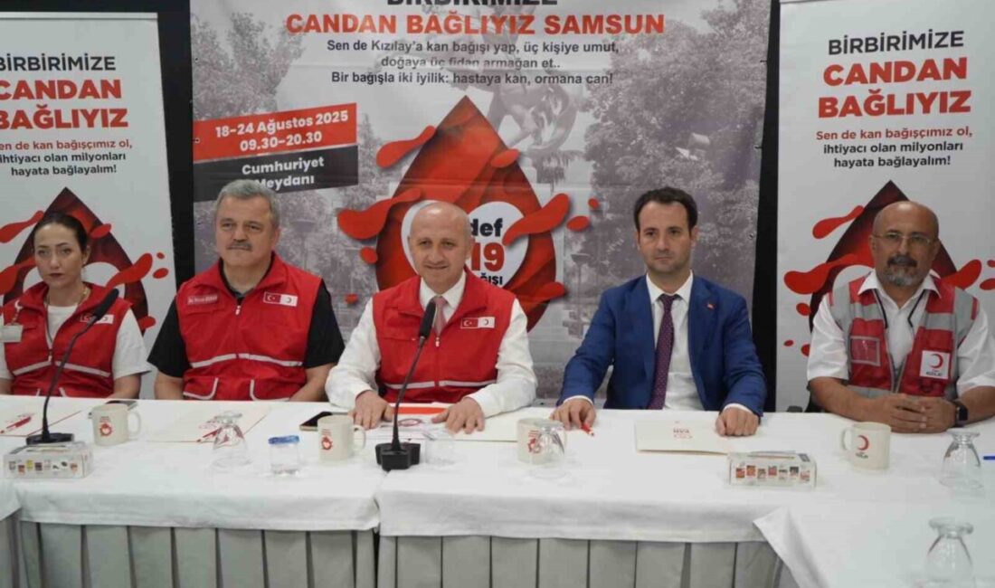 Türk Kızılay Samsun, hem kan ihtiyacına çözüm bulmak hem de