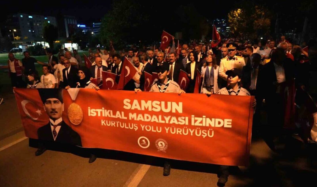 Samsun’da 30 Ağustos Zafer Bayramı’nın 103. yıl dönümü, “İstiklal Madalyası