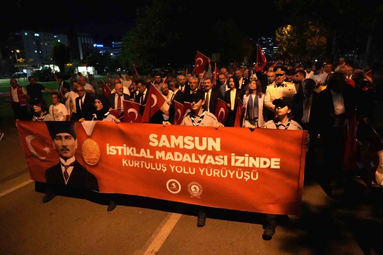 Samsun’da 30 Ağustos Zafer Bayramı’nın 103. yıl dönümü, “İstiklal Madalyası
