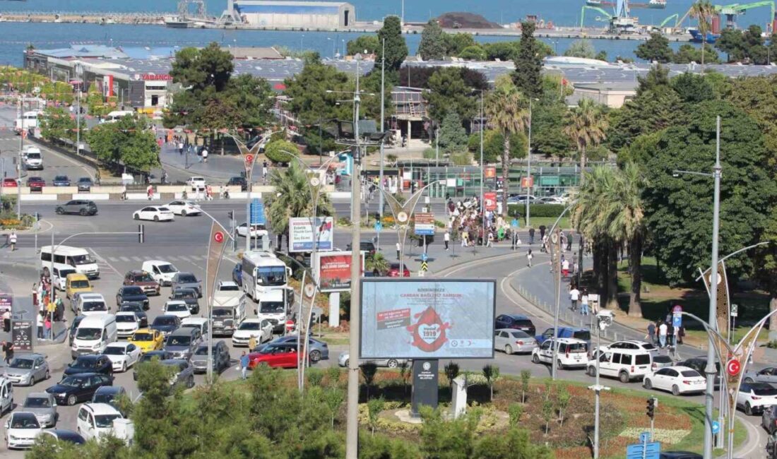 Türkiye İstatistik Kurumu (TÜİK) verilerine göre, Samsun’da trafiğe kayıtlı motorlu