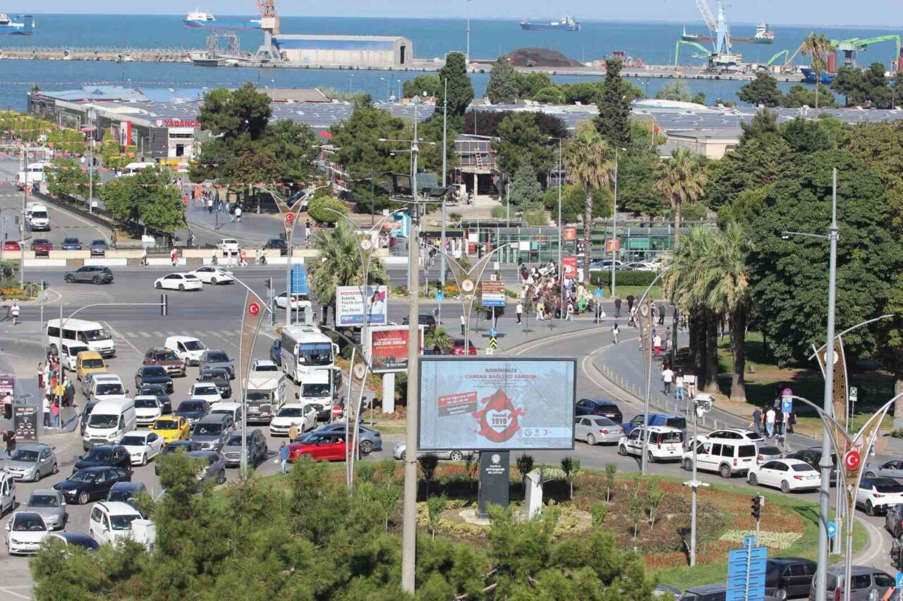 Türkiye İstatistik Kurumu (TÜİK) verilerine göre, Samsun’da trafiğe kayıtlı motorlu