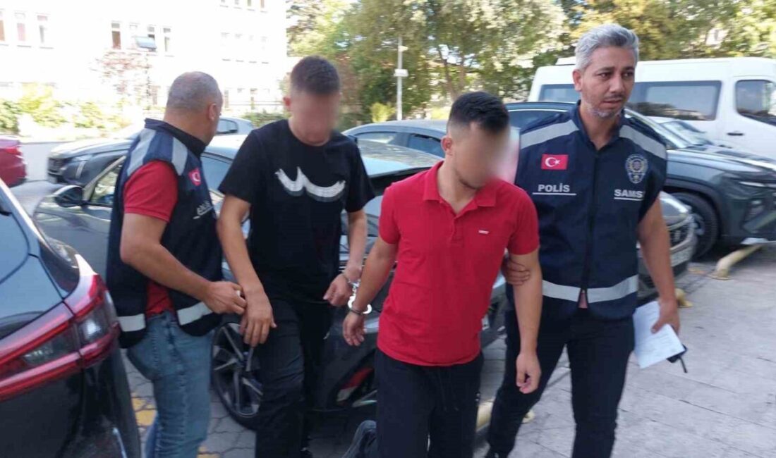 Samsun’da tüfekle bir kişiyi ensesinden vurup kaçan 2 kişi polisin