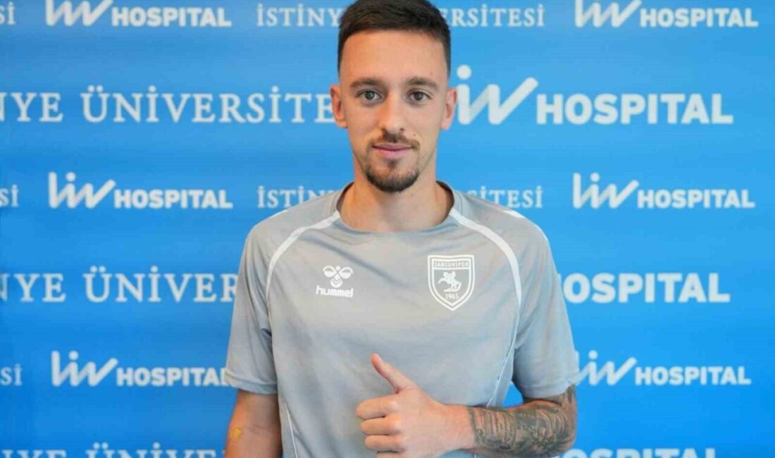 Samsunspor’un yeni transferi Afonso Gamelas de Pinho Sousa, sağlık kontrolünden