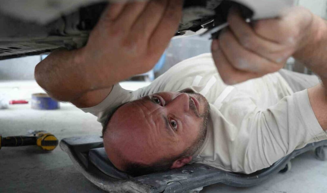 Samsun’da oto tamircileri ve sanayi esnafı, iş yoğun olmasına rağmen