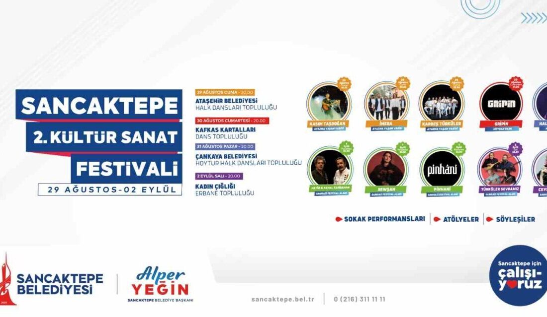 Sancaktepe Belediyesi tarafından düzenlenen ve ülkenin önde gelen sanatçılarının konserleri
