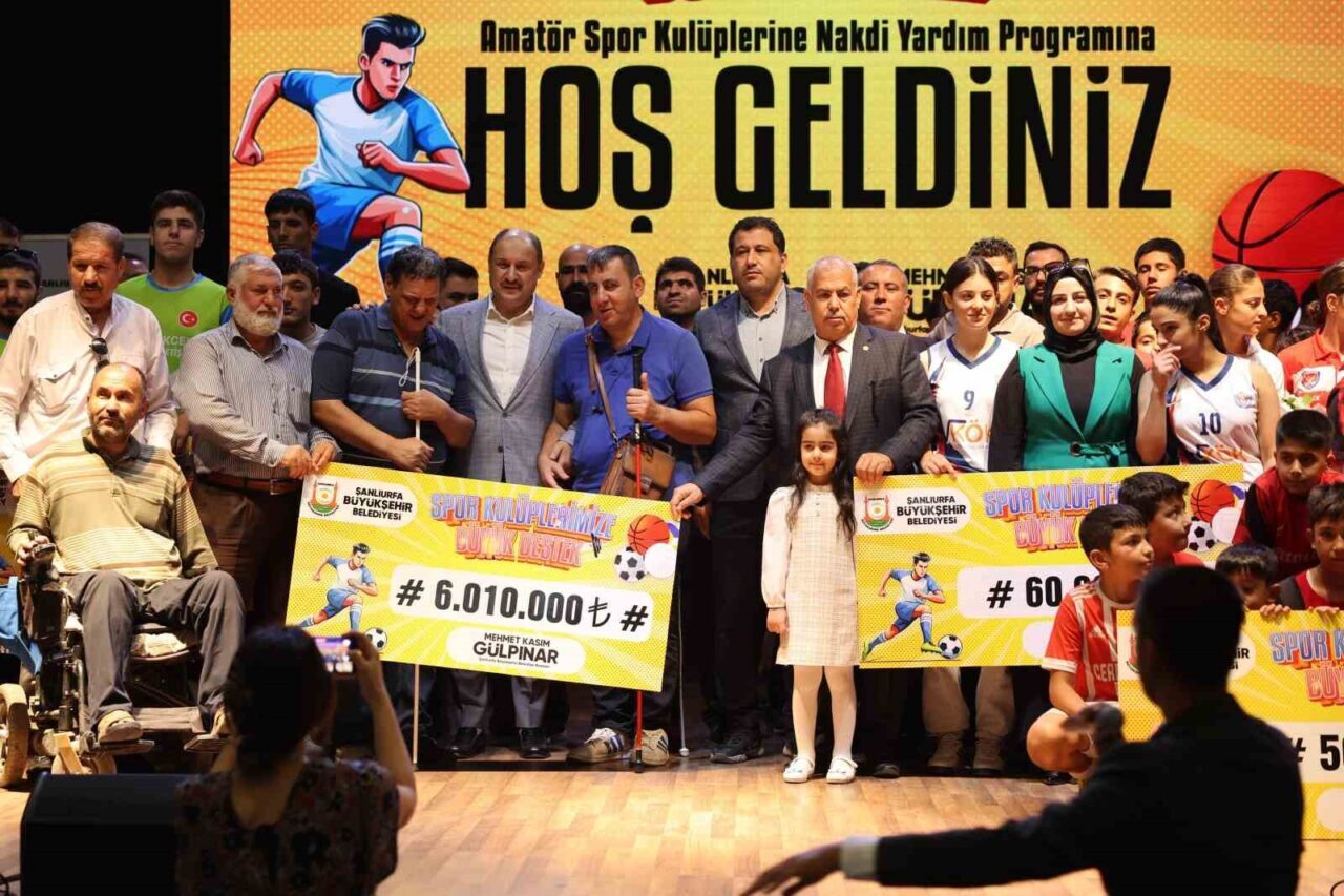 Şanlıurfa Büyükşehir Belediyesi, il genelindeki spor faaliyetlerini desteklemek ve gençlerin