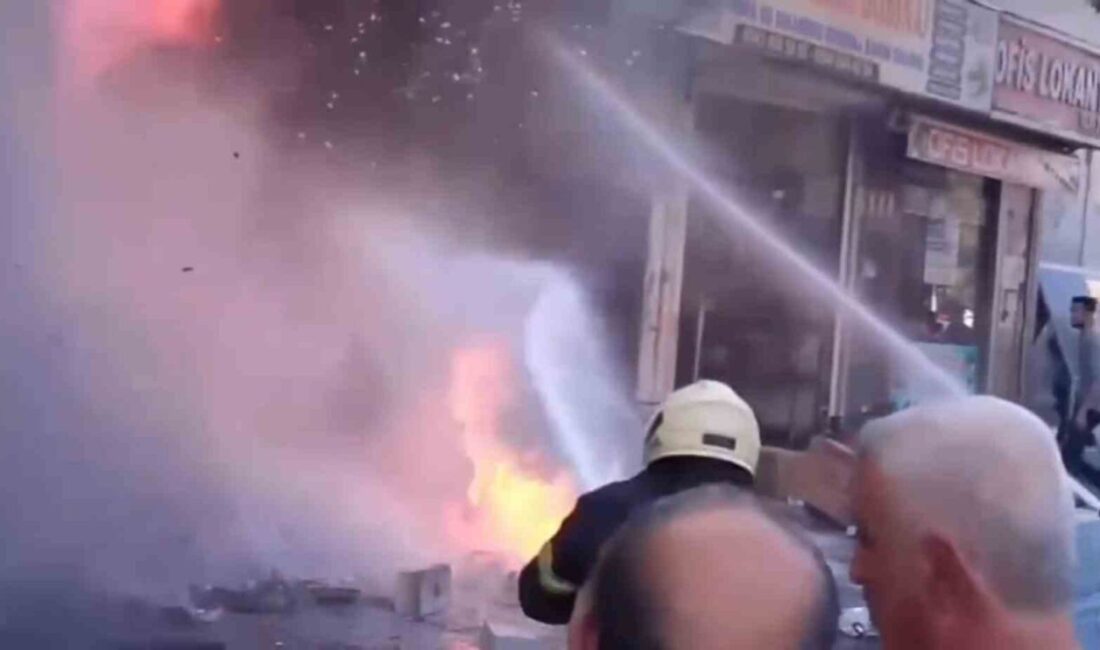 Şanlıurfa’da bir iş yerinde çıkan yangın, itfaiye ekiplerince kontrol altına