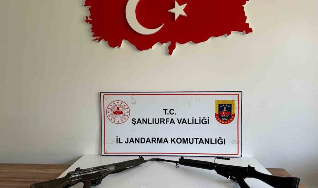 Şanlıurfa’da jandarma ekipleri tarafından gerçekleştirilen silah kaçakçılığı operasyonunda 7 kişi