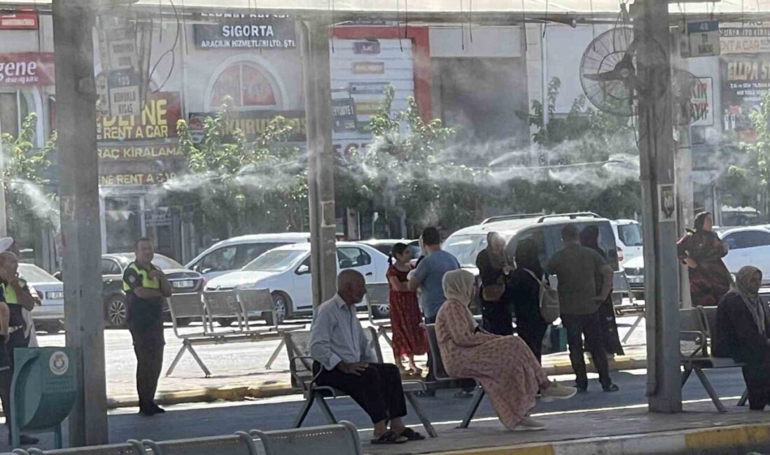 Gün içerisinde 40 dereceyi aşan hava sıcaklığı Şanlıurfa’da vatandaşları bunaltıyor.