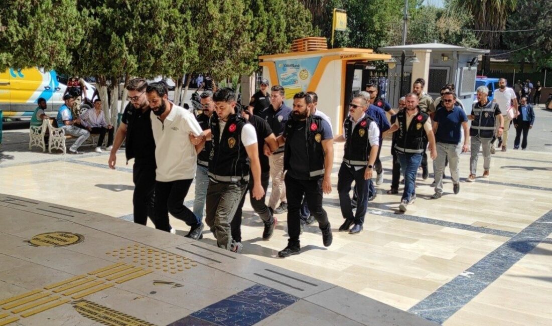 Şanlıurfa’da bir otele düzenlenen silahlı saldırıya ilişkin gözaltına alınan 9