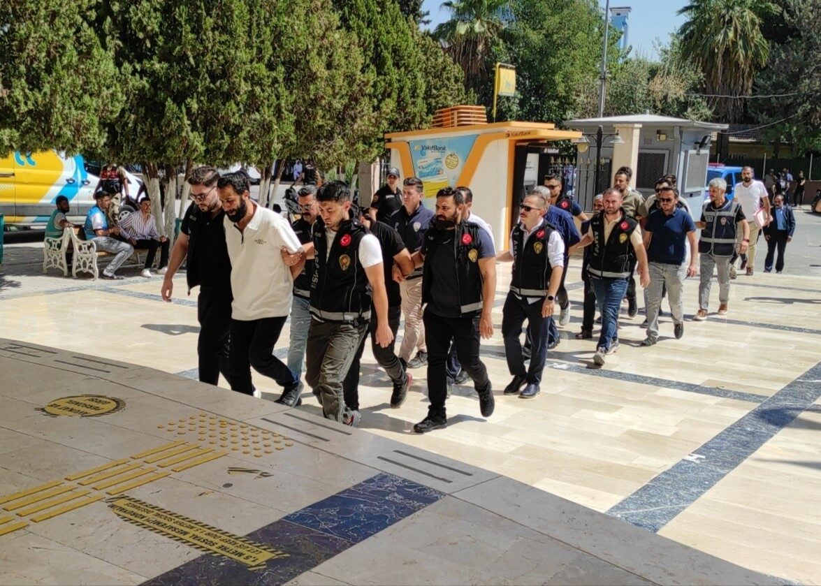 Şanlıurfa’da bir otele düzenlenen silahlı saldırıya ilişkin gözaltına alınan 9