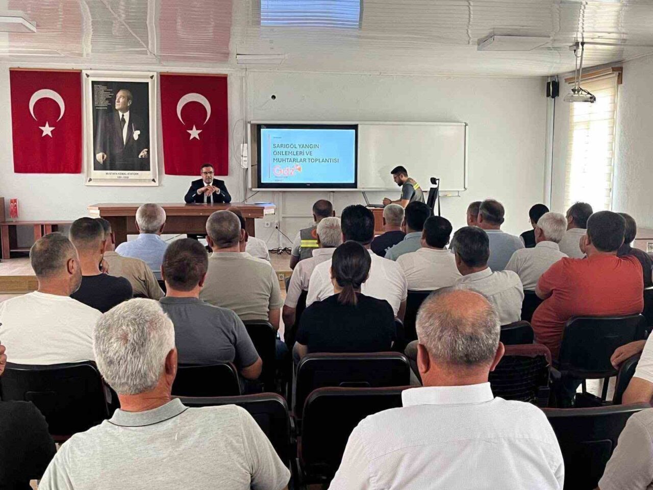 Manisa’nın Sarıgöl ilçesinde, orman yangınlarıyla mücadele kapsamında alınacak tedbirler ile