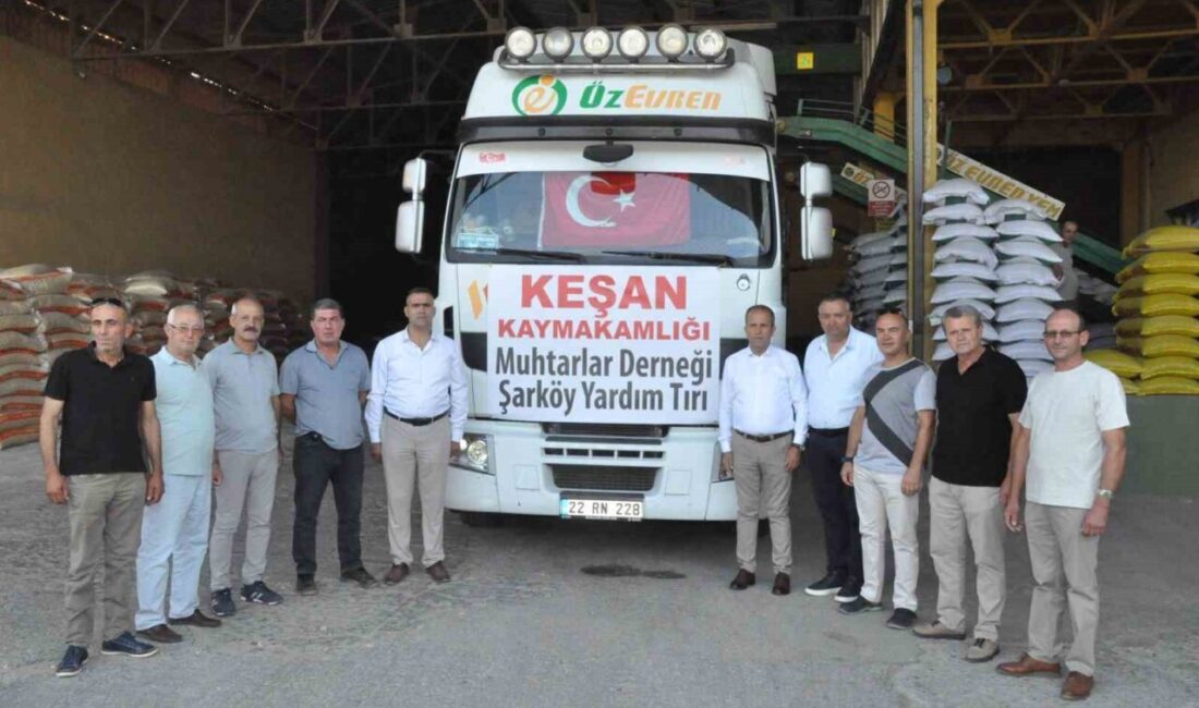 Tekirdağ’ın Şarköy ilçesinde meydana gelen yangında zarar gören üreticilere destek