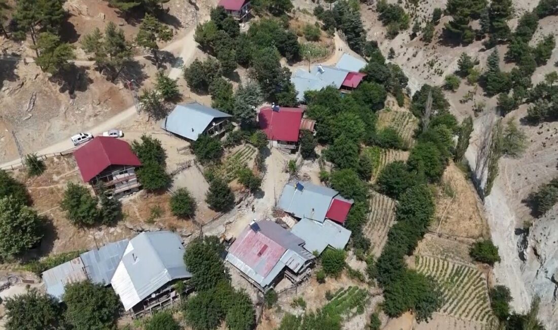 Adana’nın Feke ilçesinde şehit Eren Kızıldağ’ın baba ocağının bulunduğu Ormancık