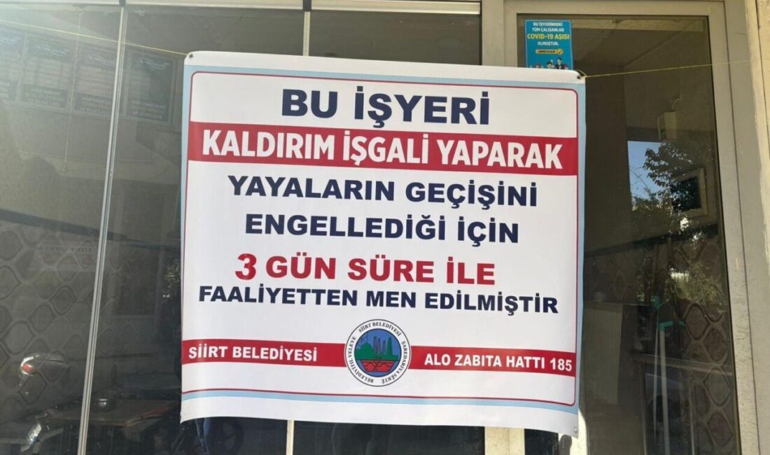 Siirt’te zabıta ekiplerince yapılan denetimlerde 290 iş yeri kontrol edilerek,