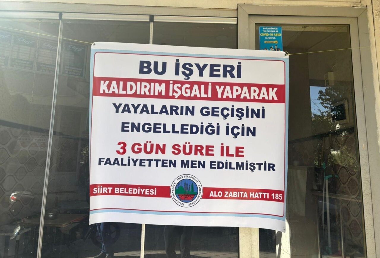 Siirt’te zabıta ekiplerince yapılan denetimlerde 290 iş yeri kontrol edilerek,