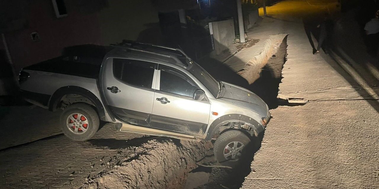 Şırnak’ın Silopi ilçesinde doğalgaz çalışmaları sırasında açılan ve önlem alınmadan