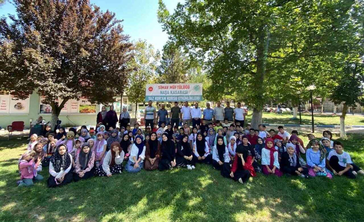 Kütahya’nın Simav ilçesinde Yaz Kur’an Kursu öğrencilerine yönelik özel bir
