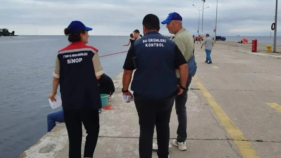 Sinop’ta olta avcılığı yapılan bölgelerde amatör balıkçılar bilgilendirildi. İl Tarım