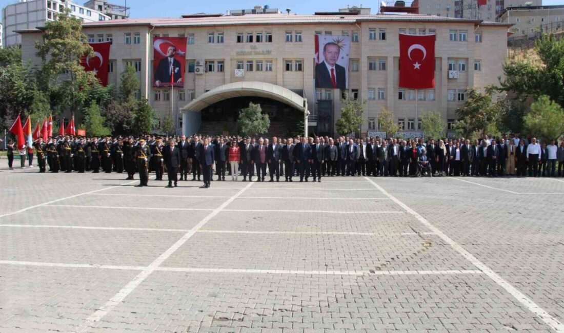 Şırnak’ta 30 Ağustos Zafer Bayramının 103’üncü yıl dönümü coşkuyla kutlandı.