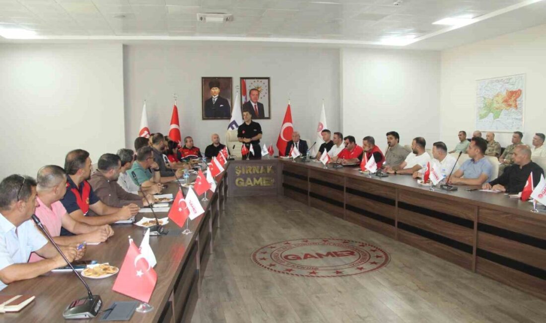 Şırnak İl Afet ve Acil Durum Müdürlüğünce (AFAD) bölgesel AFAD
