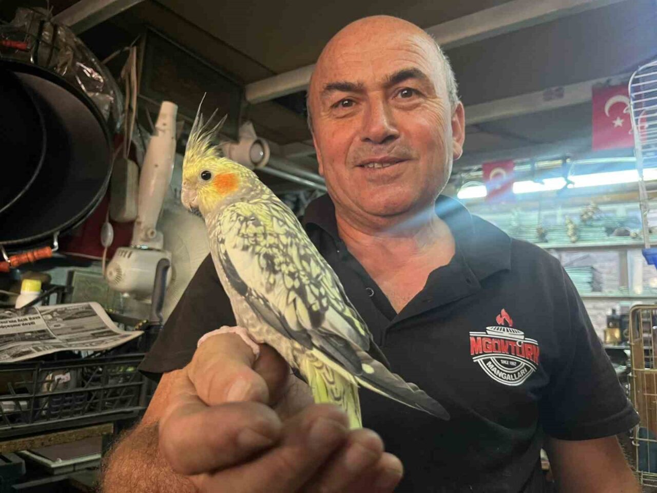 Kütahya’nın Tavşanlı ilçesinde dede mesleği olan soba ve mangal imalatını