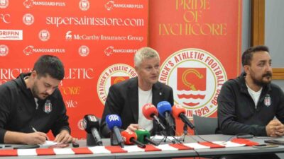 Beşiktaş Teknik Direktörü Ole Gunnar Solskjaer, St Patrick’s maçının ardından