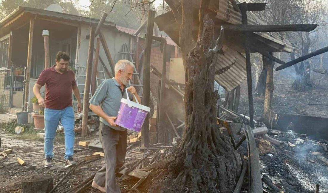Kocaeli’nin Karamürsel ilçesinde devam eden orman yangınında 70 yaşındaki Kemal