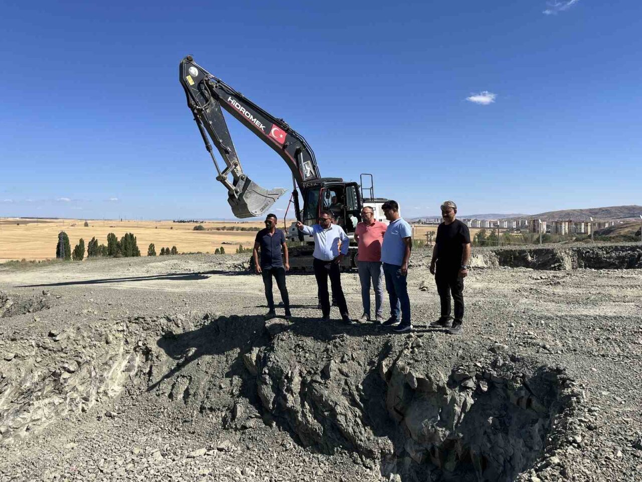 Sorgun Belediyesi tarafından hayata geçirilen Yeni Mezarlık Alanı Projesi’nin ilk