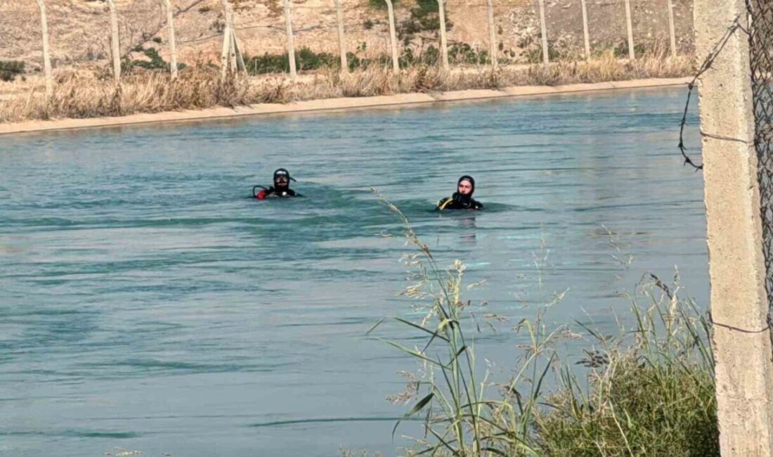 Şanlıurfa’nın Haliliye ilçesinde, serinlemek için girdiği sulama kanalında akıntıya kapılan