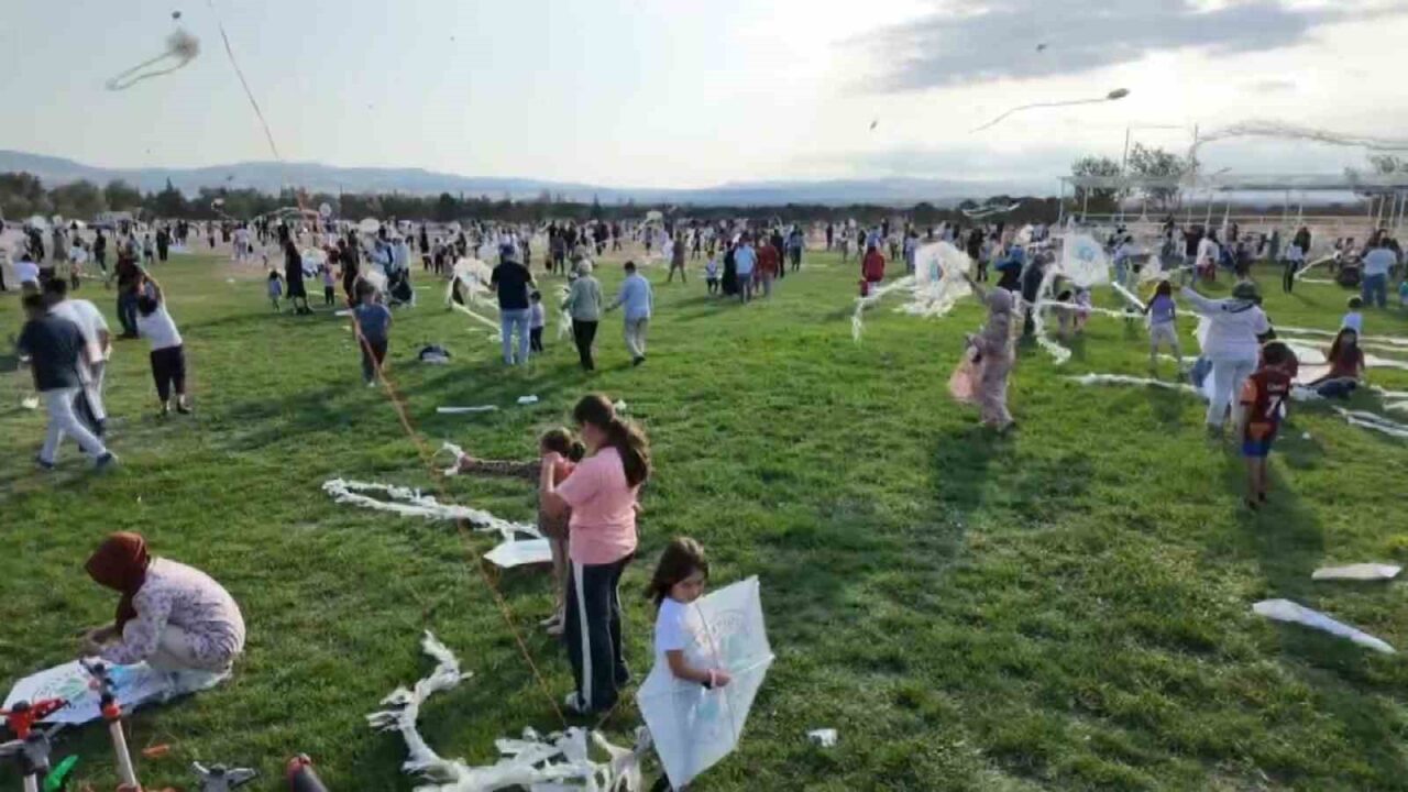 Amasya’nın Suluova ilçesinde düzenlenen uçurtma şenliği renkli görüntülere sahne oldu.