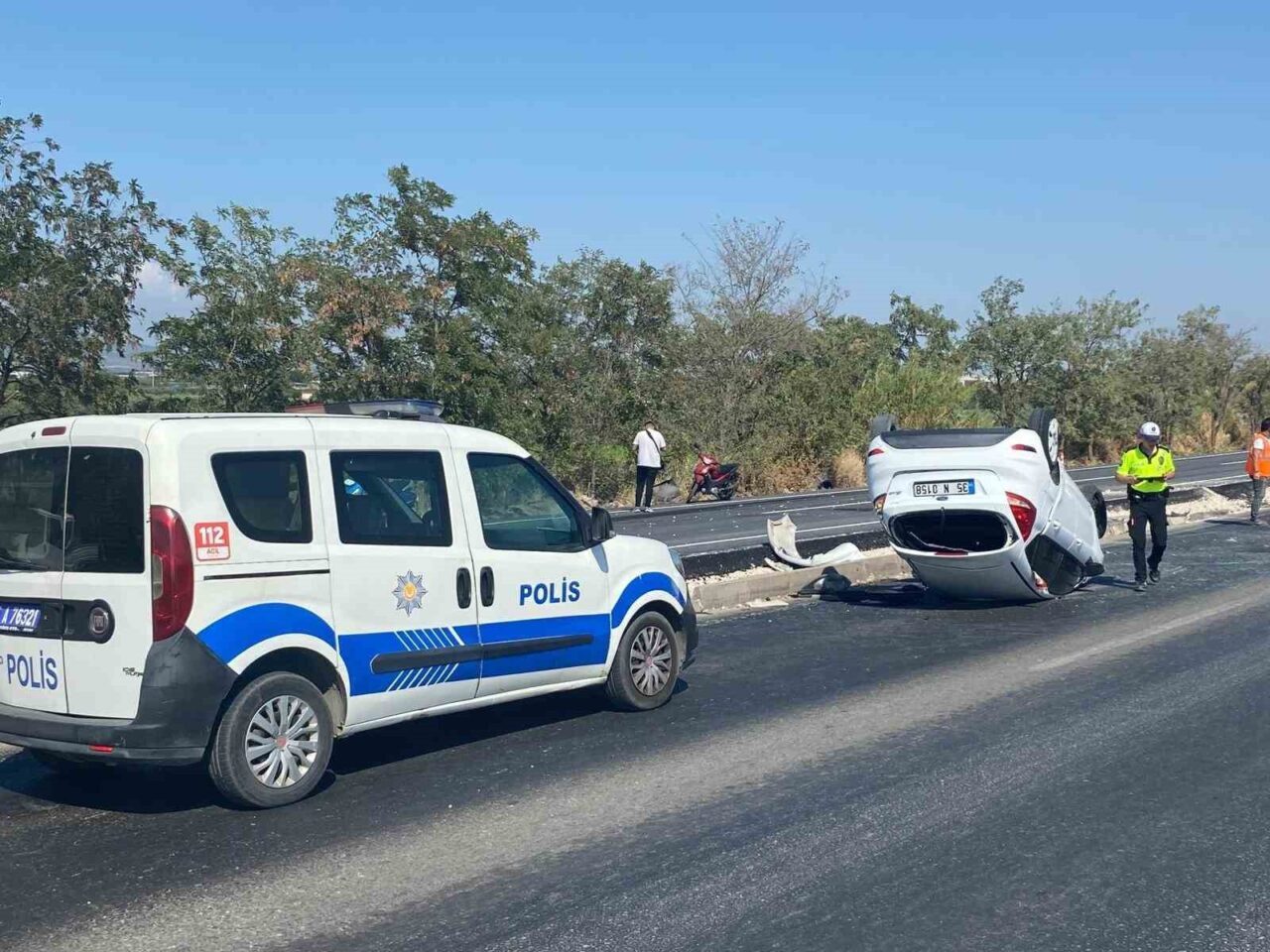 Manisa’nın Turgutlu ilçesinde meydana gelen trafik kazasında 1 kişi yaralandı.