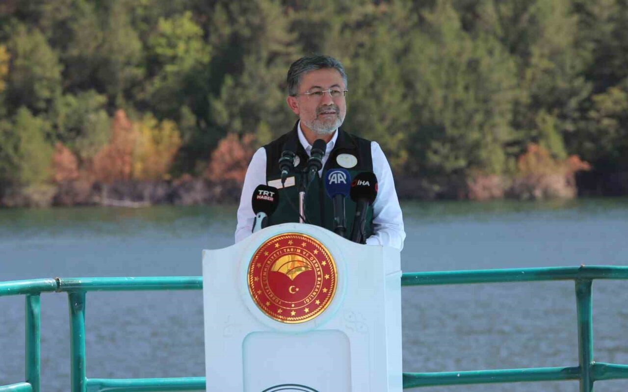 Kastamonu’da yapılan Obrucak Barajı’nım açılış töreninde konuşan Tarım ve Orman