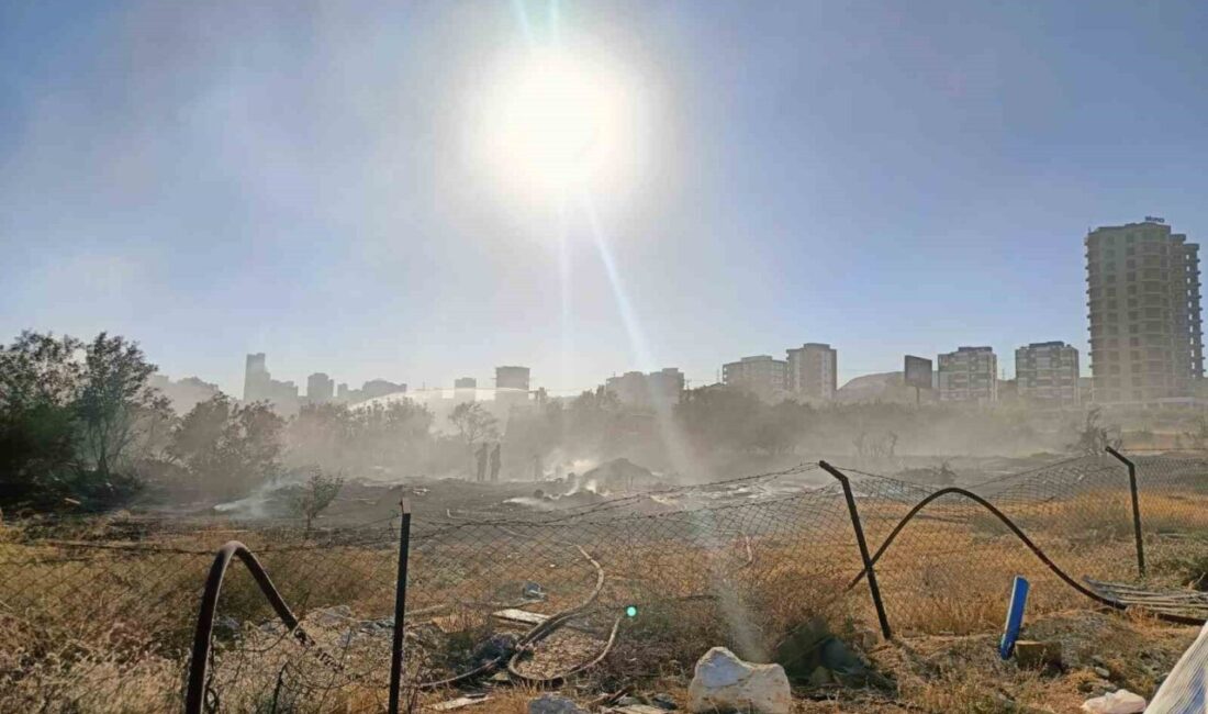 Mersin’nin tatil bölgelerinden Ayaş Mahallesi’nde örtü altı yangını çıktı. Ekiplerin